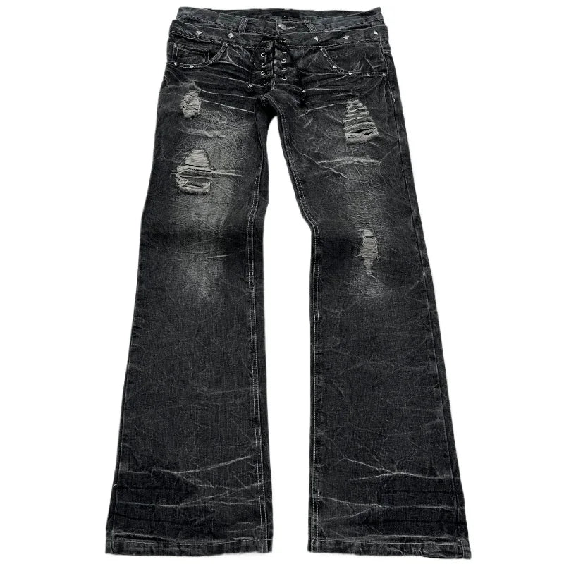 Y2K Retro Flared Jeans