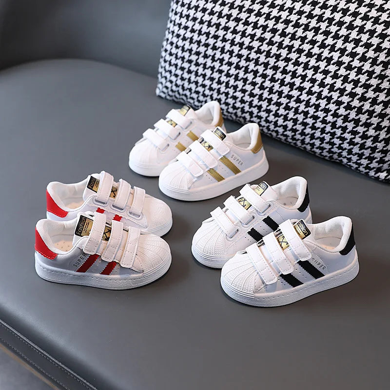 White Fashion Kids Sneakers
