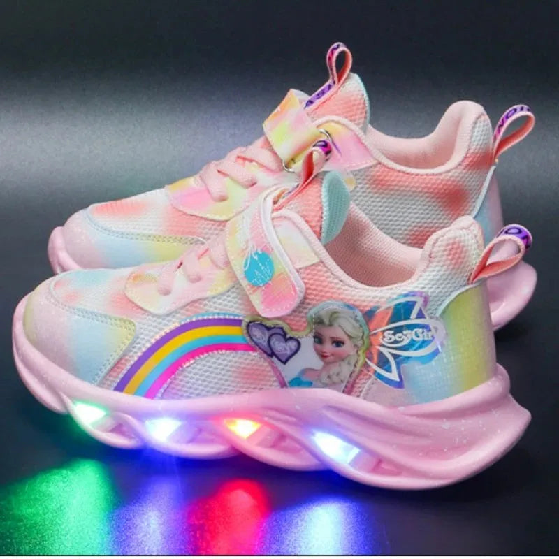 LED Princess Elsa Sneakers