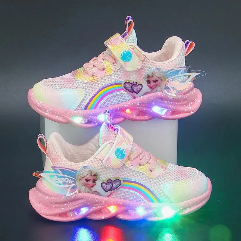 LED Princess Elsa Sneakers