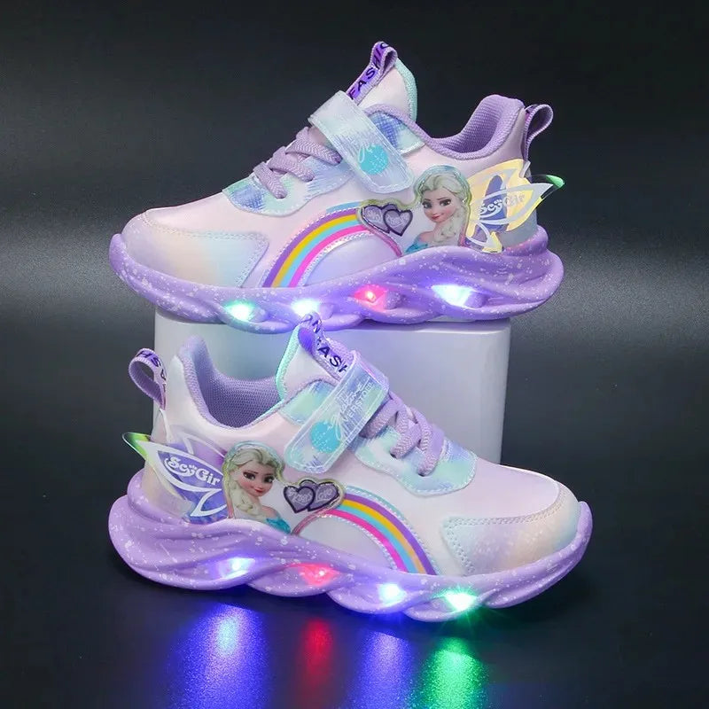 LED Princess Elsa Sneakers