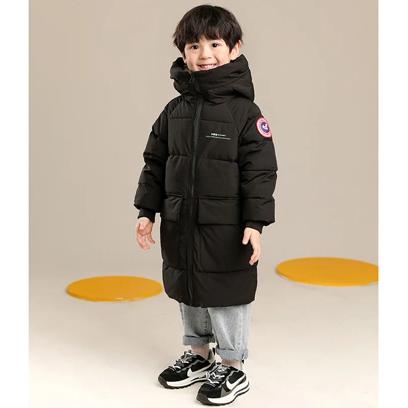 Boys Warm Hooded Coat