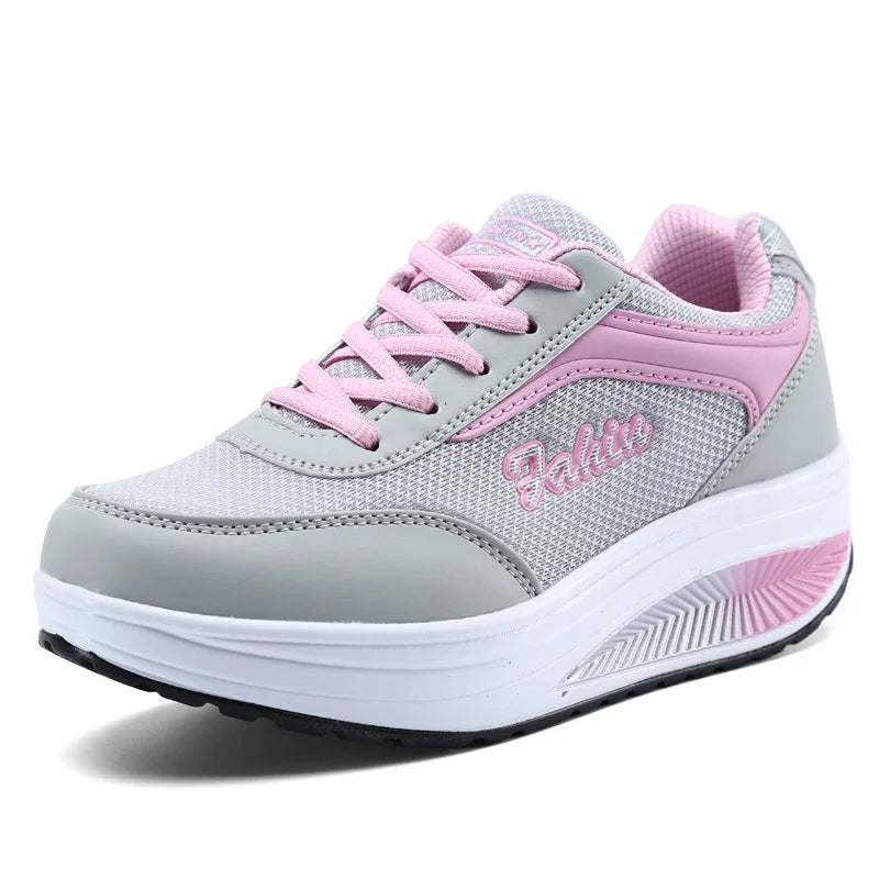 Platform Vulcanized Sneakers