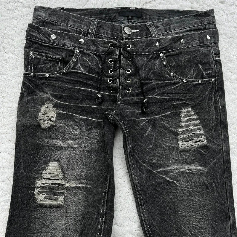 Y2K Retro Flared Jeans
