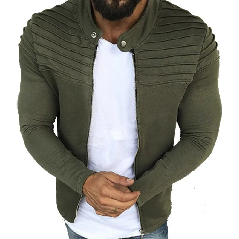 Striped Slim Fit Jacket