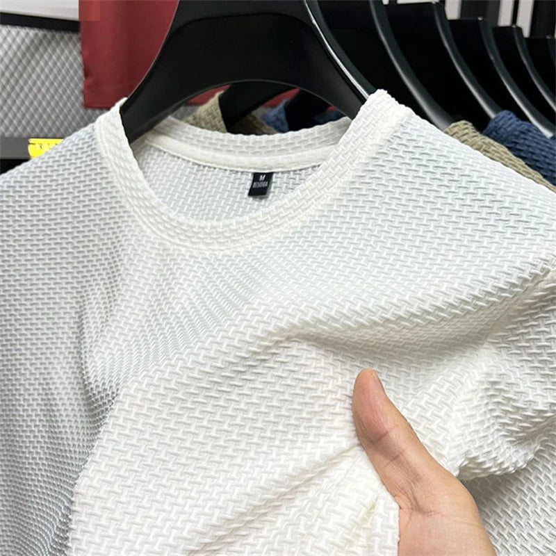 Ice Silk Mesh T-Shirt