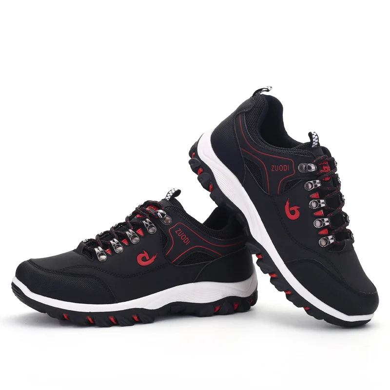 All-Season Leather Sneakers
