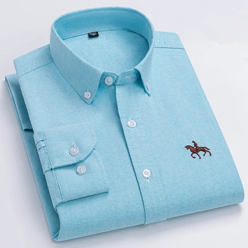 Plus Size Oxford Dress Shirt