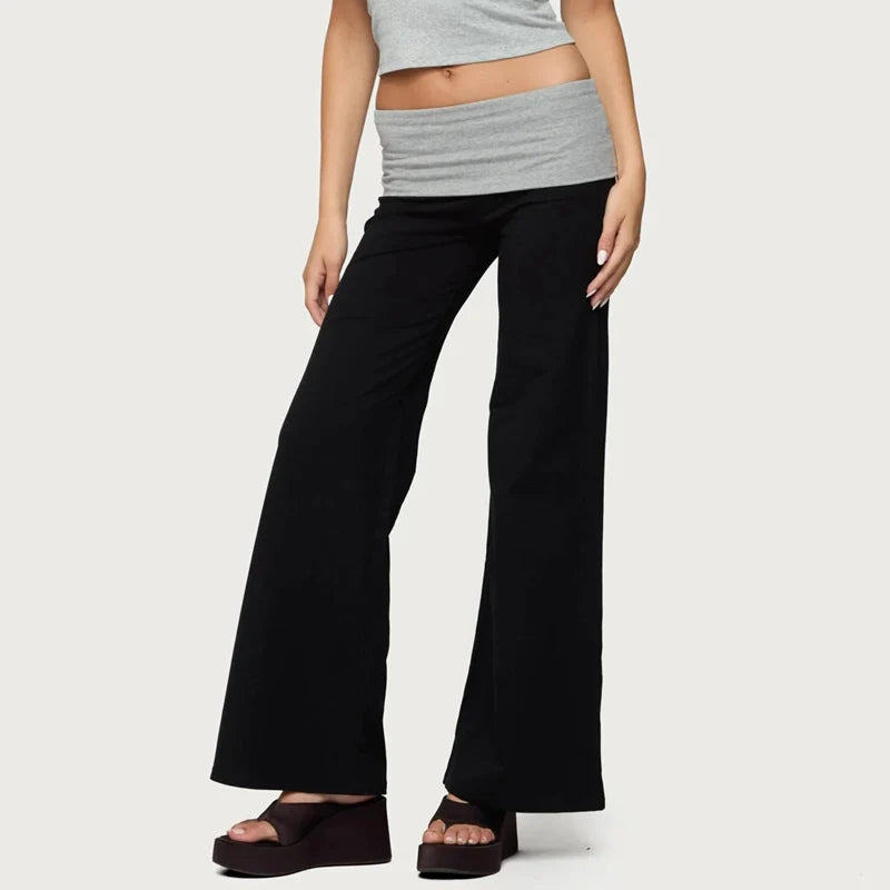 Wide Leg Flare Lounge Pants