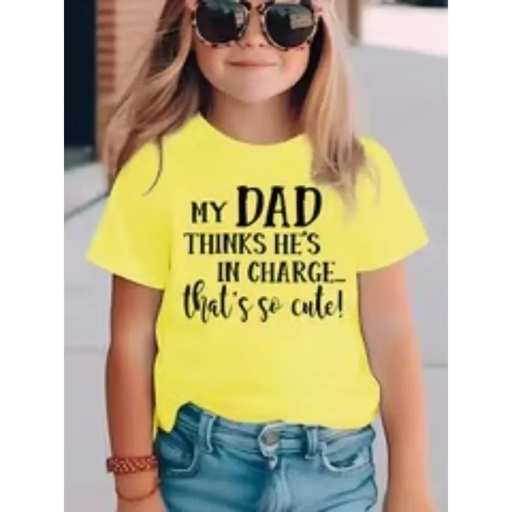 Funny Letter Kids Tee