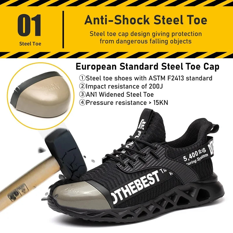 Steel Toe Safety Shoes