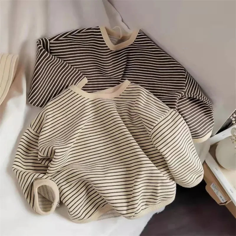 Kids Striped Long Sleeve Tee