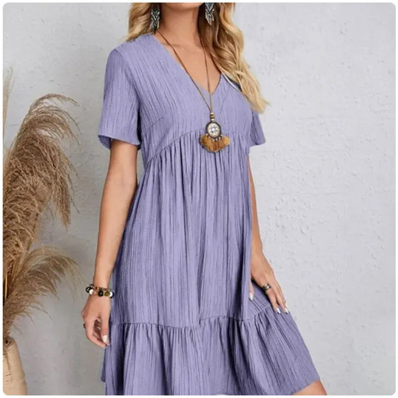 Summer Peplum Dress