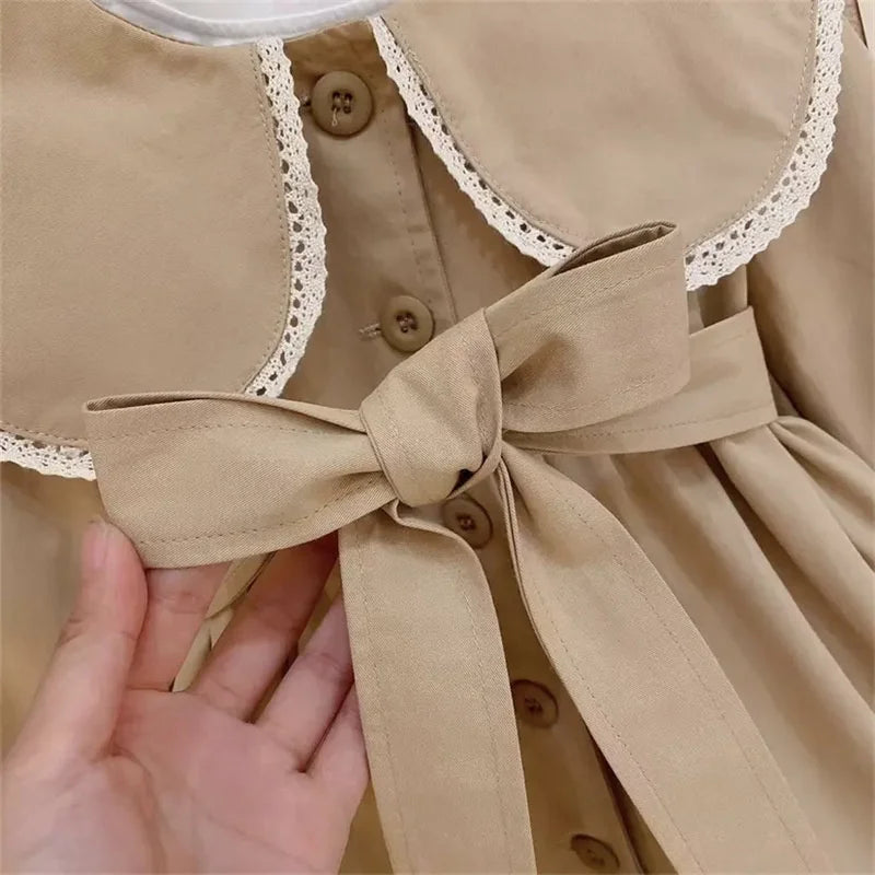 Girls Fashion Trench Coat