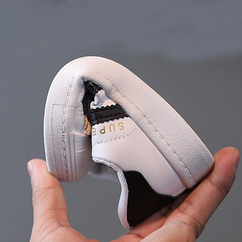 White Fashion Kids Sneakers