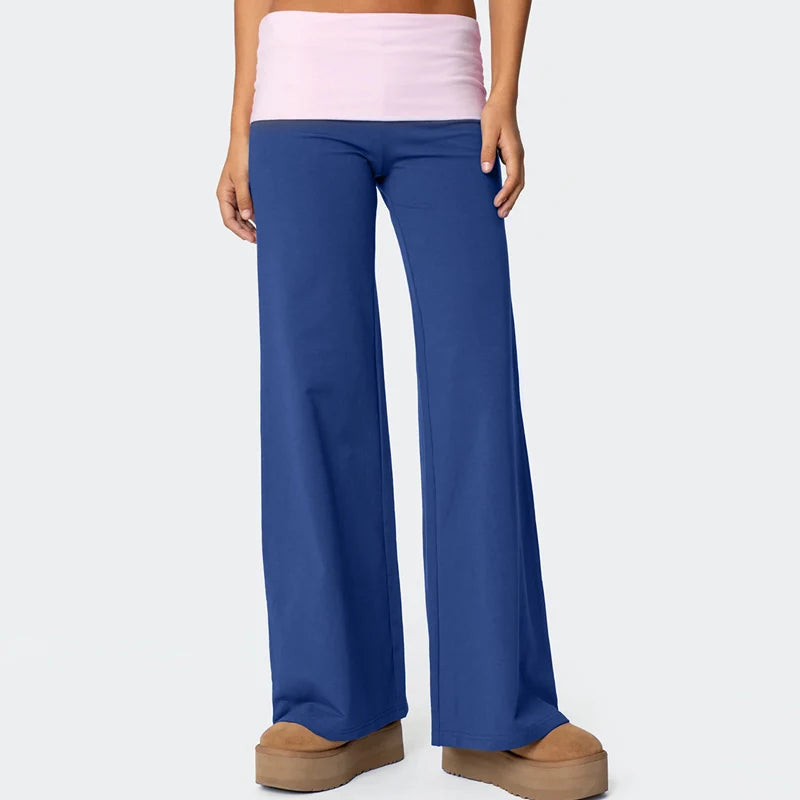 Wide Leg Flare Lounge Pants