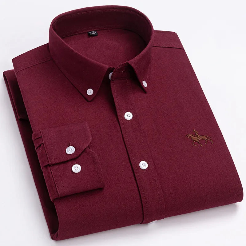 Plus Size Oxford Dress Shirt