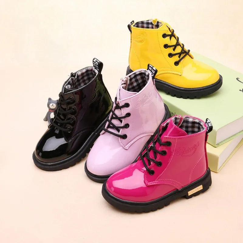 Waterproof Kids Ankle Boots