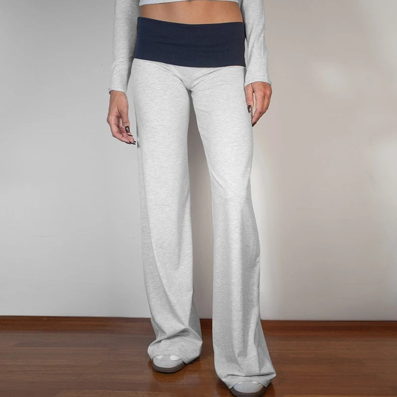 Wide Leg Flare Lounge Pants
