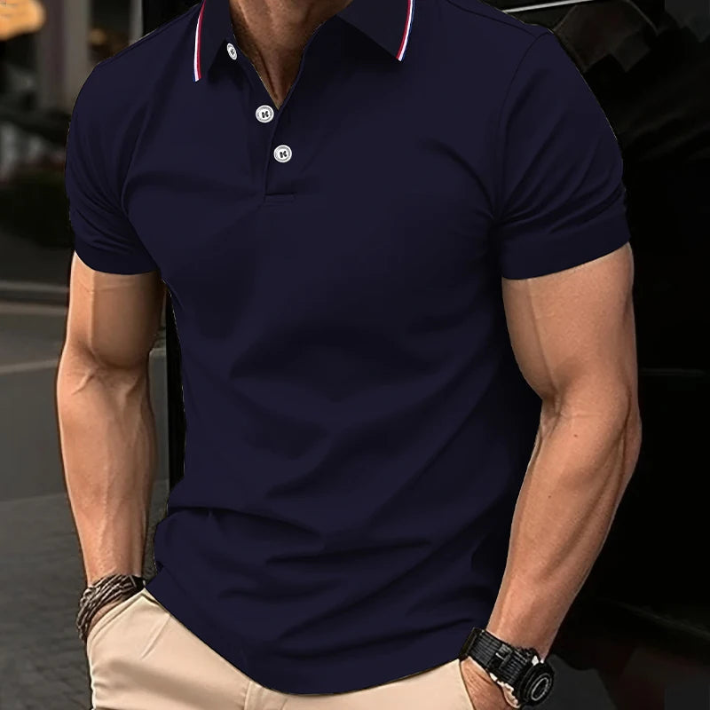 Summer Breathable Polo Shirt