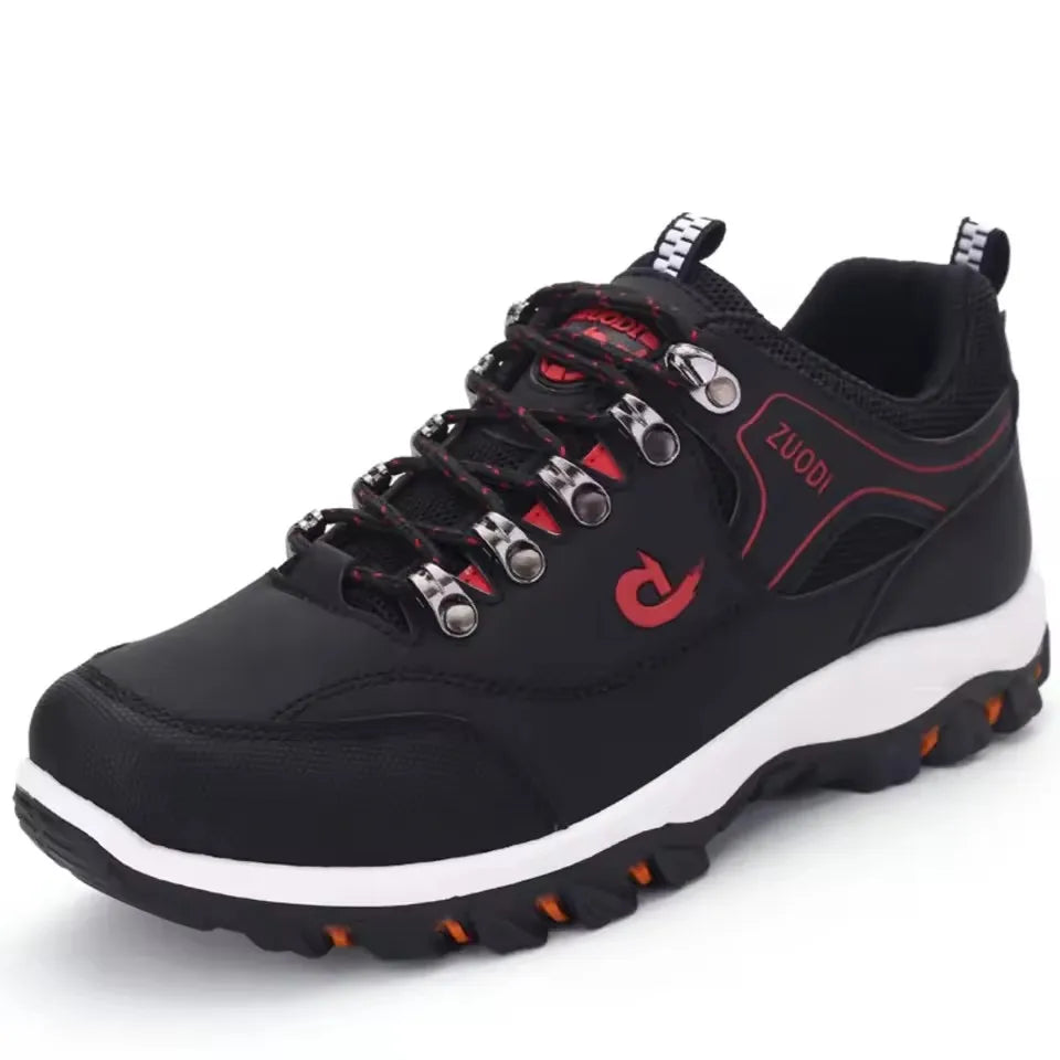 All-Season Leather Sneakers