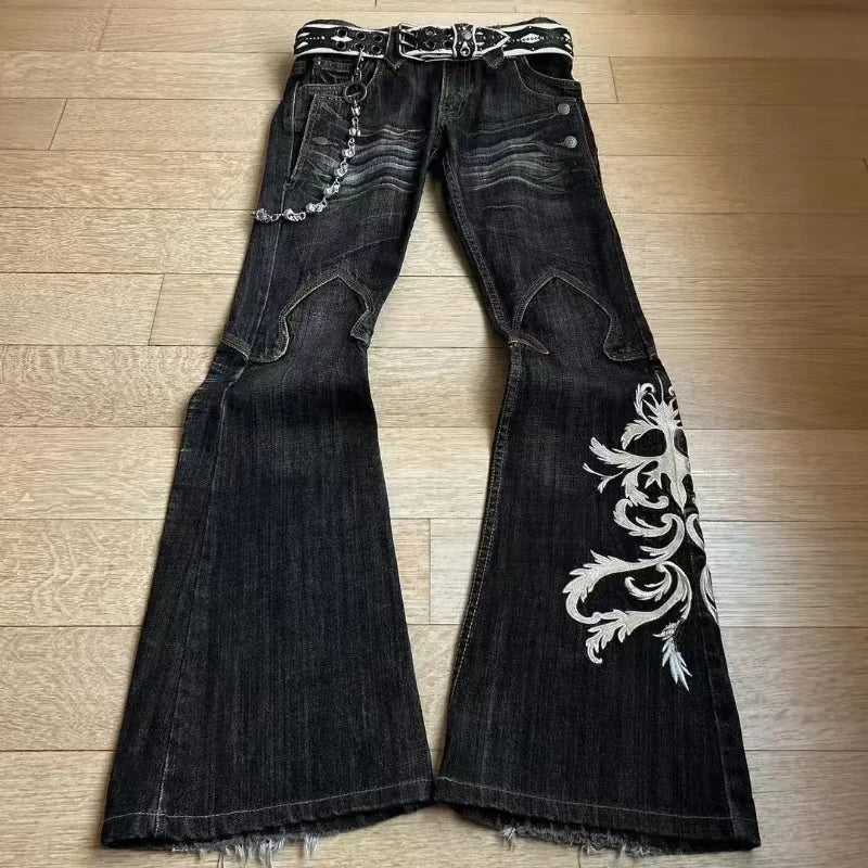 Y2K Retro Flared Jeans