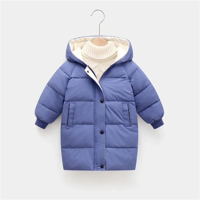 Cotton-Padded Parka Coat