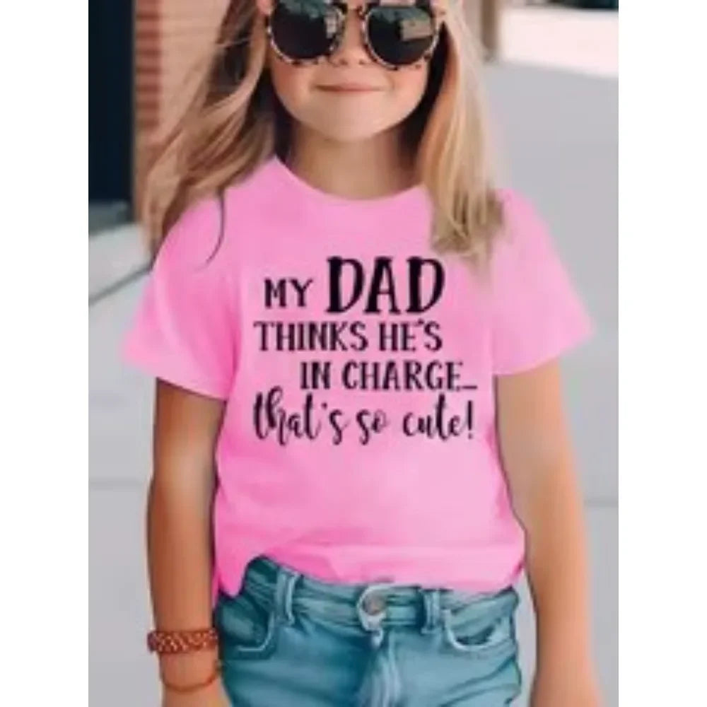 Funny Letter Kids Tee