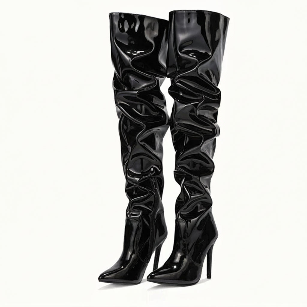 Red Over-The-Knee Boots