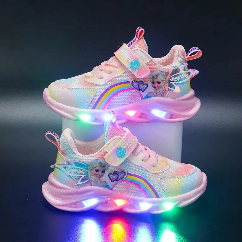 LED Princess Elsa Sneakers