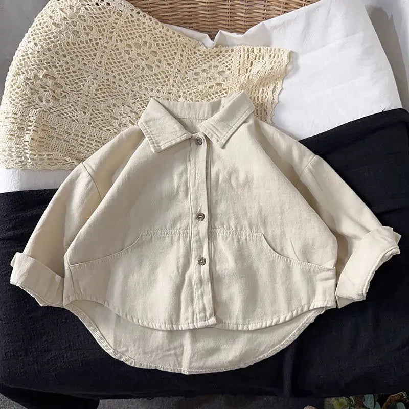 Korean Kids Cardigan Shirt
