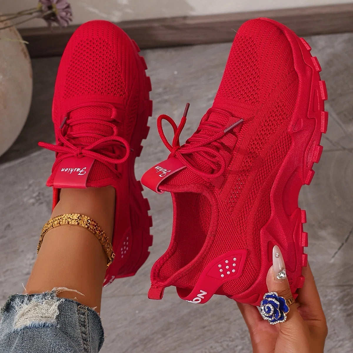Breathable Mesh Dad Shoes