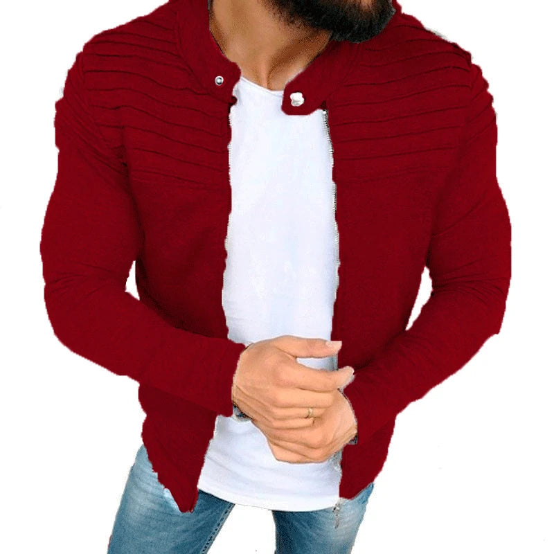 Striped Slim Fit Jacket
