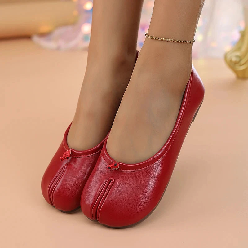 Bowknot Flat Mom Shoes