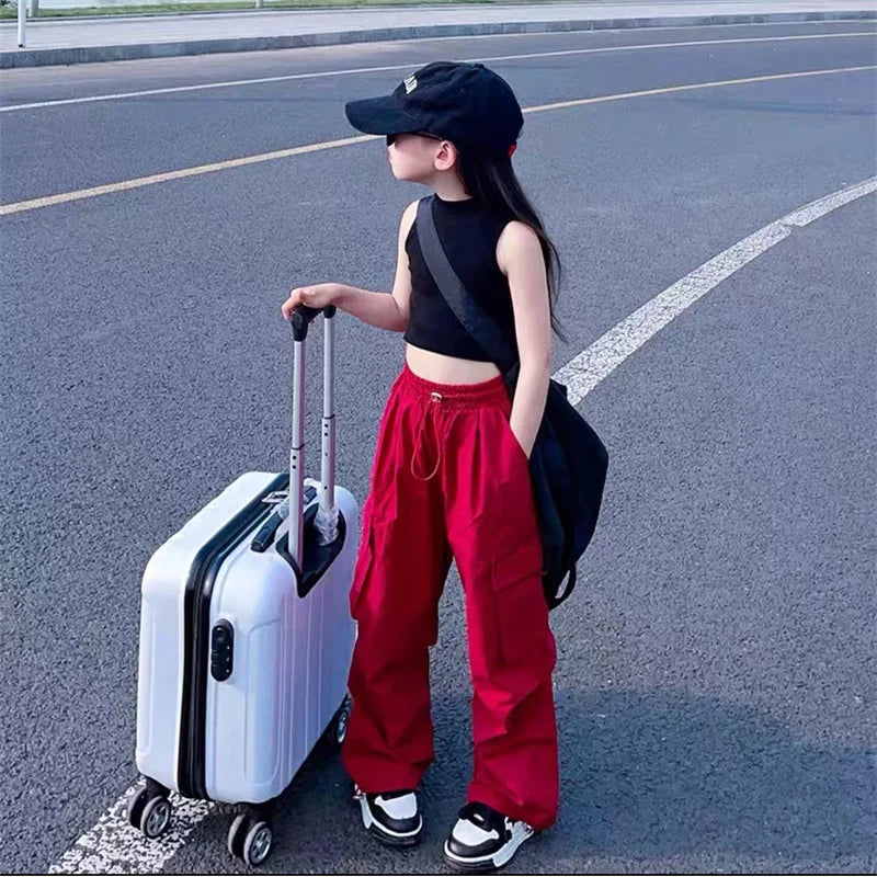 Girls Sports Cargo Pants
