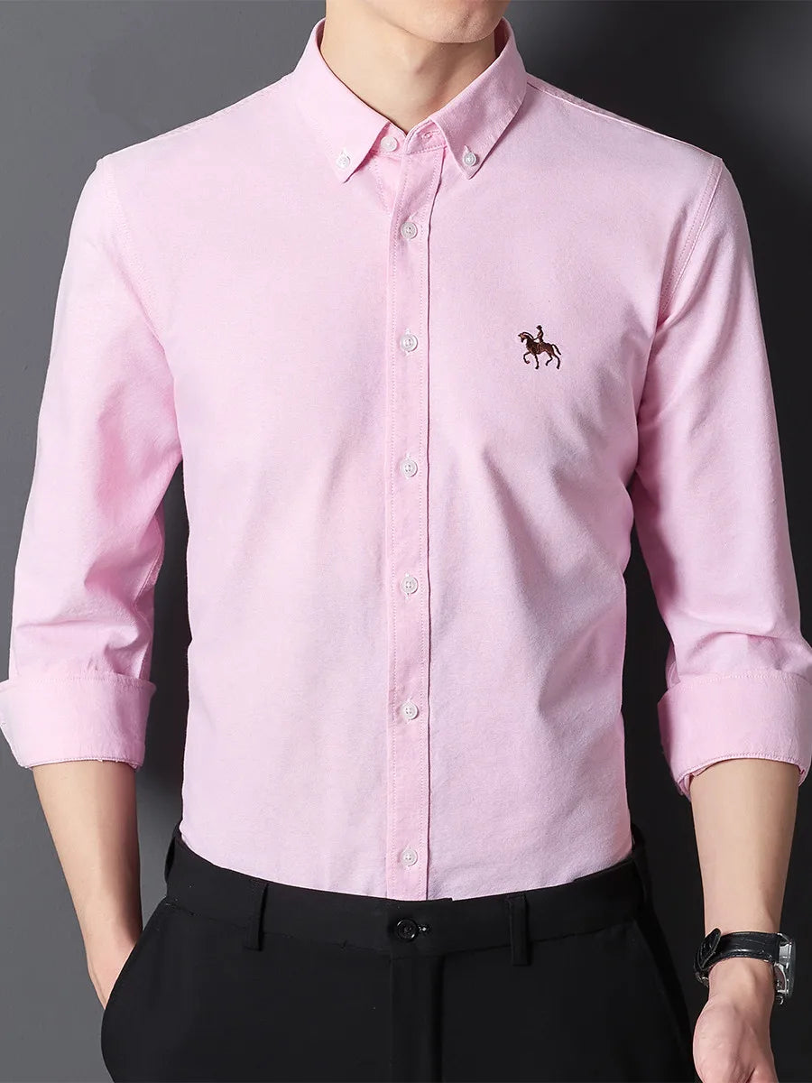 Plus Size Oxford Dress Shirt