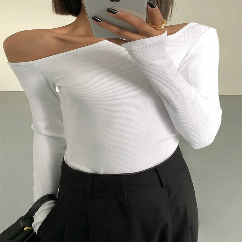 Off-Shoulder Crop Top