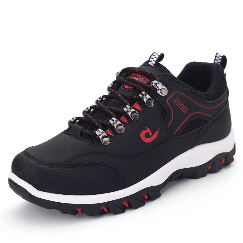 All-Season Leather Sneakers