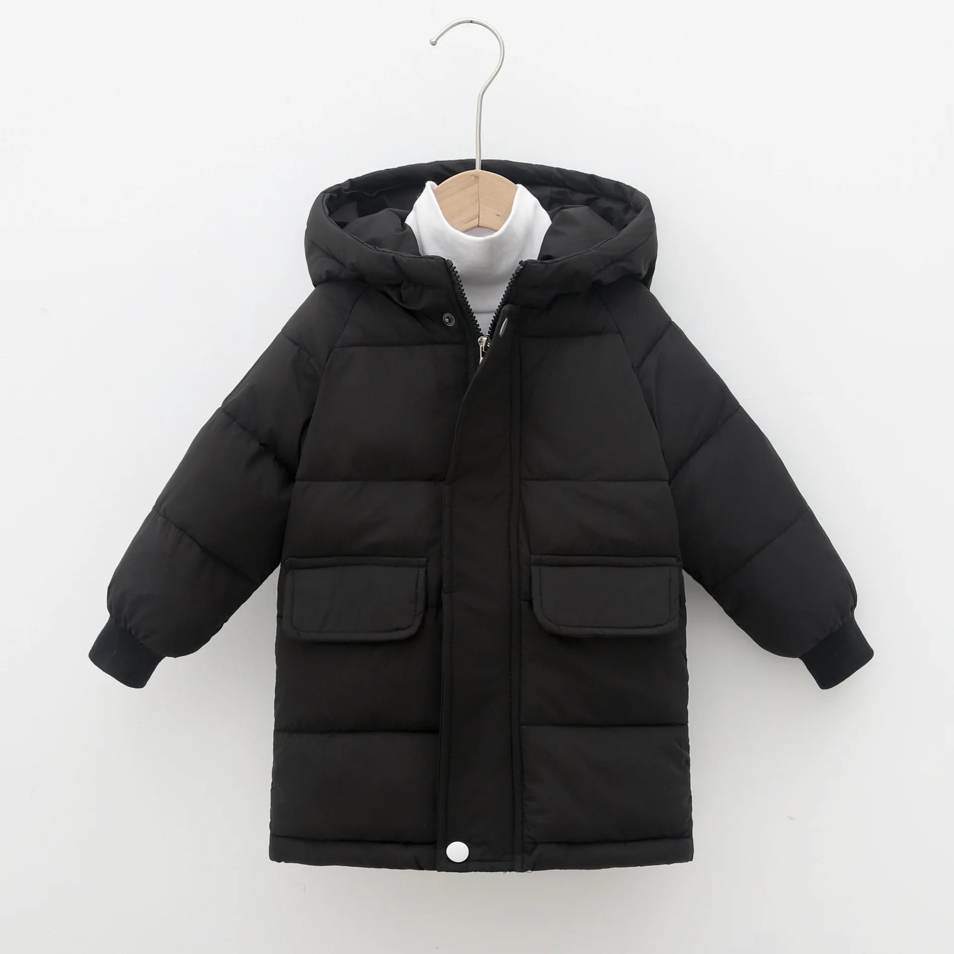 Cotton-Padded Parka Coat