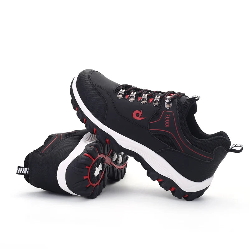 All-Season Leather Sneakers